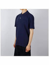 Bold Fox Head Patch Comfort Polo Shirt Ink Blue - MAISON KITSUNE - BALAAN 3