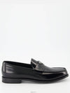 Brushed Leather Loafers Black - PRADA - BALAAN 5