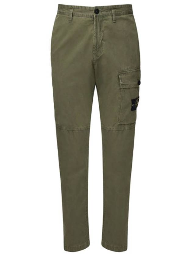 Wappen Patch Cargo Straight Pants Green - STONE ISLAND - BALAAN 2