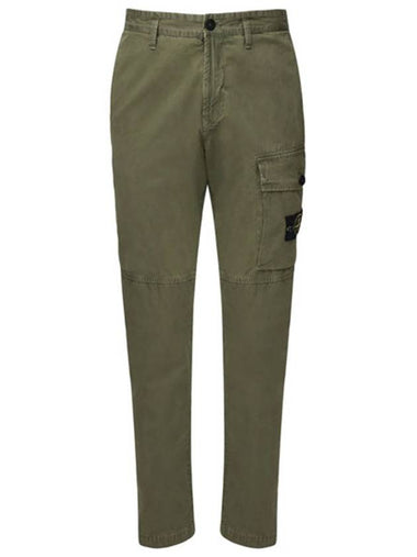 20FW 7315312L1 V0155 Wappen Patch One Pocket Cargo Pants Green Men’s Pants TLS - STONE ISLAND - BALAAN 1