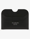 Silver Logo Card Wallet Black - ACNE STUDIOS - BALAAN 3