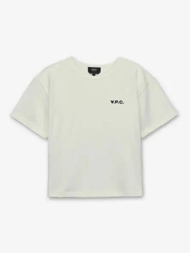 Boxy Micro Logo Short Sleeve T-Shirt White - A.P.C. - BALAAN 2