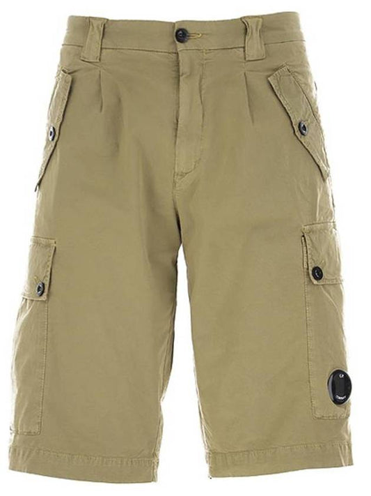 Waffen Stretch Cargo Bermuda Shorts Brown - CP COMPANY - BALAAN.