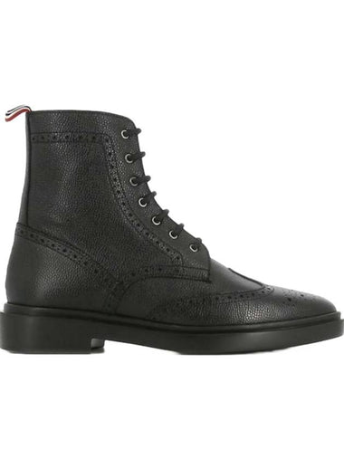 Women's Lightweight Sole Wingtip Walker Boots Black - THOM BROWNE - BALAAN 1