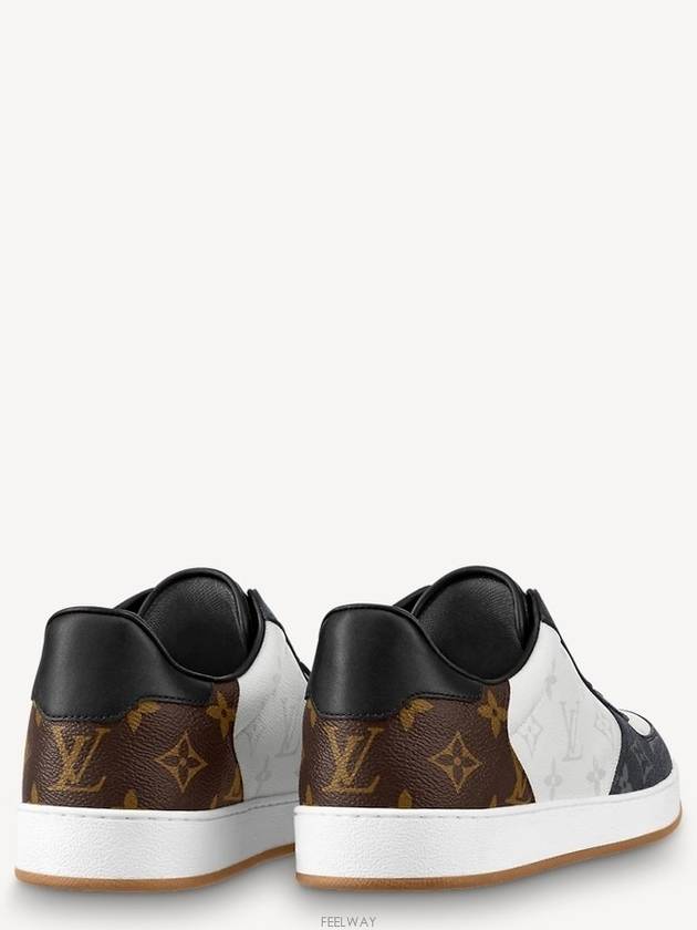 Rivoli Monogram Canvas Low Top Sneakers White Black - LOUIS VUITTON - BALAAN 6