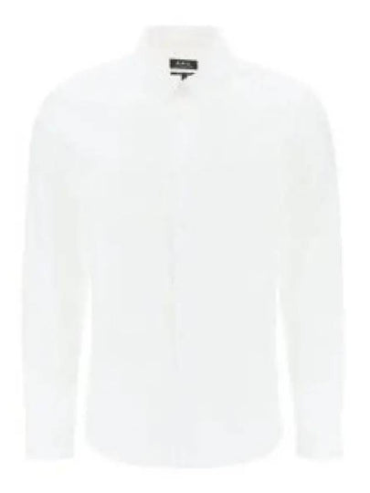 Men's Chemise GreGG Long Sleeve Shirt White - A.P.C. - BALAAN 2