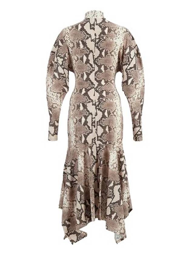 Stella Mccartney Phyton Print Midi Dress, Brand Size 44 (US Size 10) - STELLA MCCARTNEY - BALAAN 2