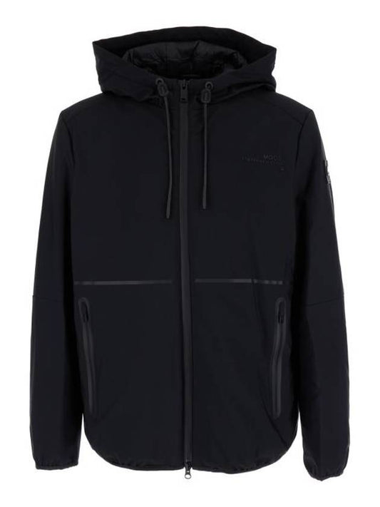 Grayton Hooded Jacket Black - MOOSE KNUCKLES - BALAAN 1