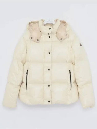 Kids Parana Patch Logo Hooded Padded Girls Jacket 1A00080 68950 070 8A 270144 1045812 - MONCLER - BALAAN 1