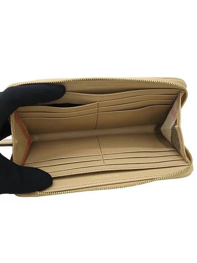 beige long wallet - BURBERRY - BALAAN 3