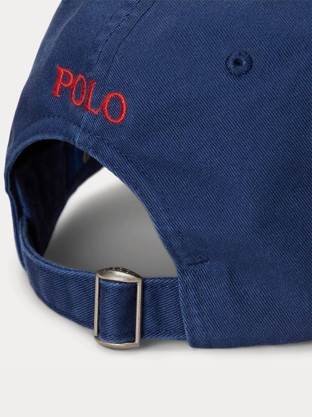 Embroidered Pony Ball Cap Navy - POLO RALPH LAUREN - BALAAN 5