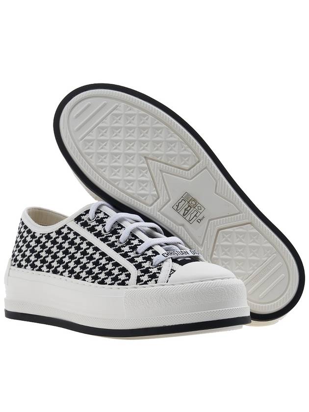 Walk'n'Dior Platform Micro Houndstooth Low Top Sneakers - DIOR - BALAAN 6