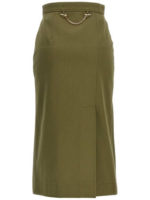 Alexander McQueen Gabardine Skirt - ALEXANDER MCQUEEN - BALAAN 2