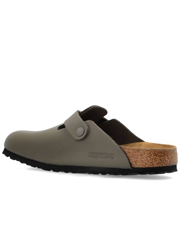 Birkenstock Slides Boston BS, Men's, Grey - BIRKENSTOCK - BALAAN 5