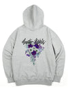 Movement Flower Lavender Purple Hoodie Gray - MONSTER REPUBLIC - BALAAN 1