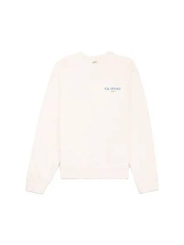 Wimbledon Logo Cotton Sweatshirt Milk - SPORTY & RICH - BALAAN 2