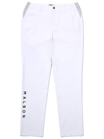 Basic performance pants WHITE MAN - MALBON GOLF - BALAAN 1