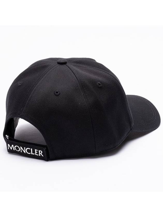 Men's Logo Patch Ball Cap Black 3B000020U162999 - MONCLER - BALAAN 2