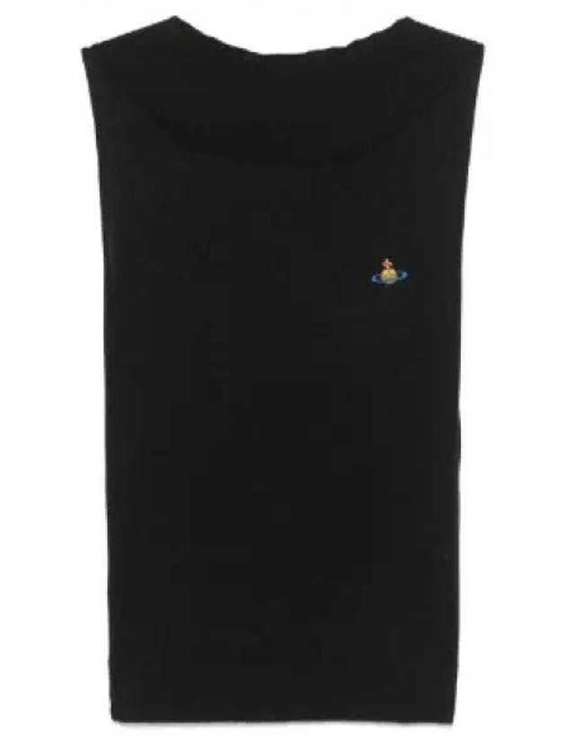 ORB Logo Sleeveless Black - VIVIENNE WESTWOOD - BALAAN 2