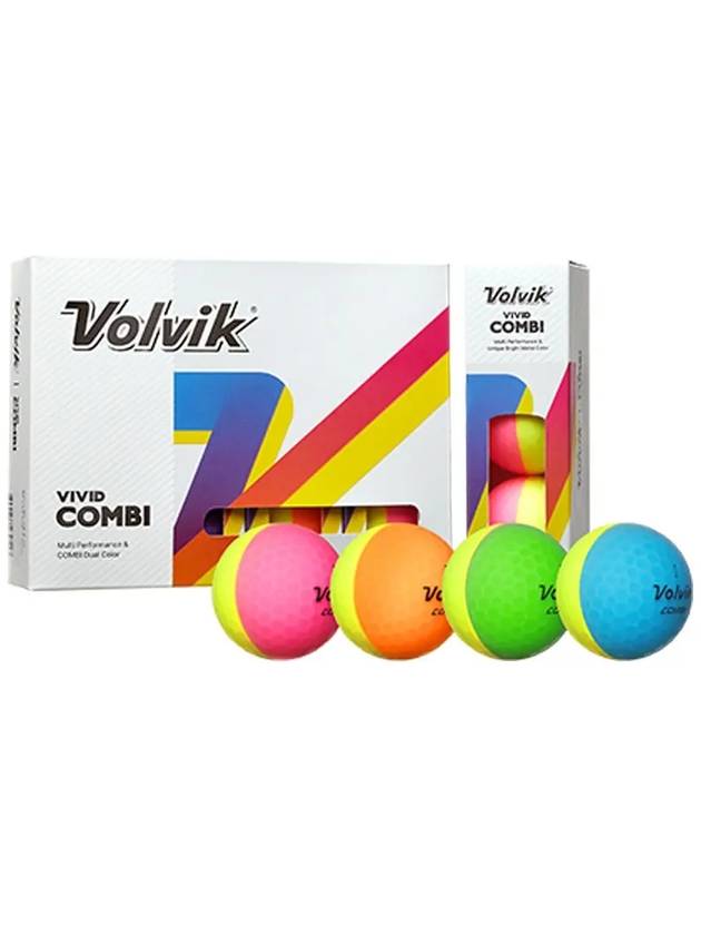 VIVID COMBI 3-Piece Golf Ball - VOLVIK - BALAAN 4