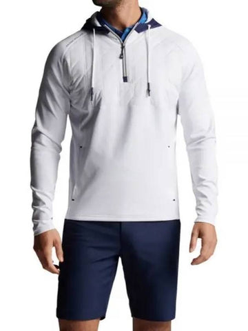 Hyperlight Weld Hybrid HalfZip Hoodie MS23EZ53WHT Hyper Weld Hybrid Half Zip Hoodie - PETER MILLAR - BALAAN 1