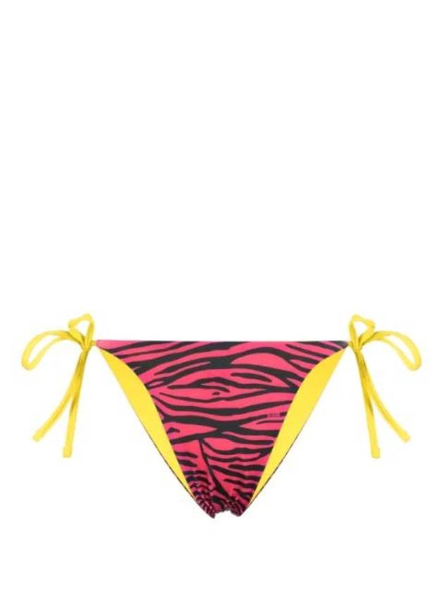 Reversible Zebra Print Bikini Briefs Yellow - DIESEL - BALAAN 1