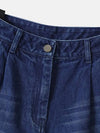 Bermuda Half Denim Shorts Blue - NOIRER FOR WOMEN - BALAAN 11