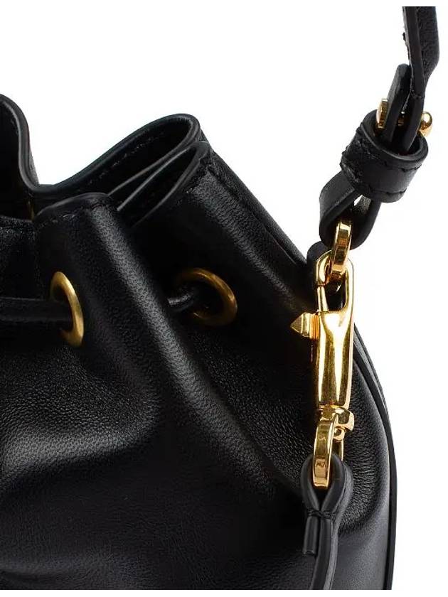 V Logo Signature Bucket Bag Black - VALENTINO - BALAAN 7