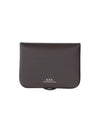 Josh Leather Coin Wallet Dark Brown - A.P.C. - BALAAN 2