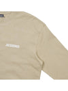 Le Manches Longues Cotton Long Sleeve T-Shirt Light Khaki - JACQUEMUS - BALAAN 5