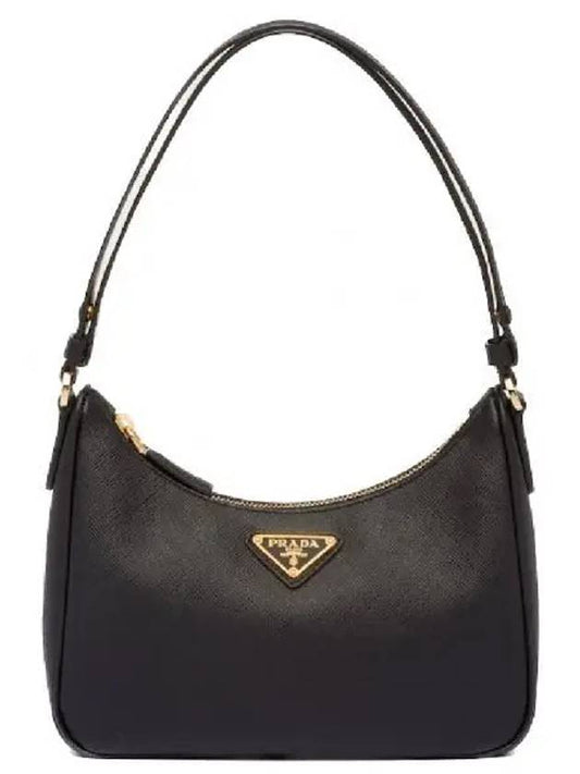 Re-Edition Saffiano Leather Mini Bag Black - PRADA - BALAAN 2