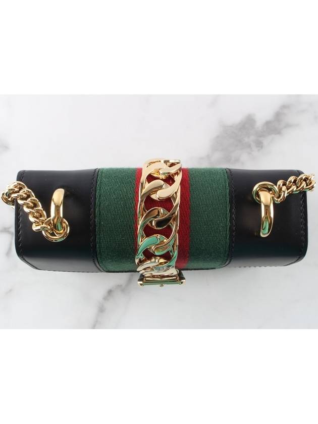 Sylvie leather ribbon shoulder bag - GUCCI - BALAAN 5