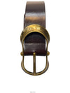 Vintage Buckle Belt Dark Brown - DOLCE&GABBANA - BALAAN 5