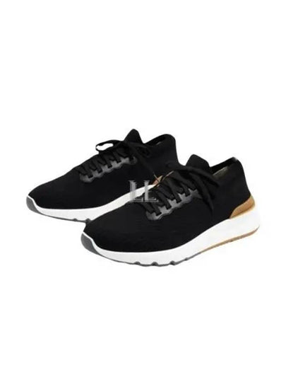 Knit Running Sneakers Black - BRUNELLO CUCINELLI - BALAAN 2