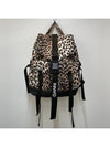 Leopard Tech Backpack Brown - GANNI - BALAAN 3