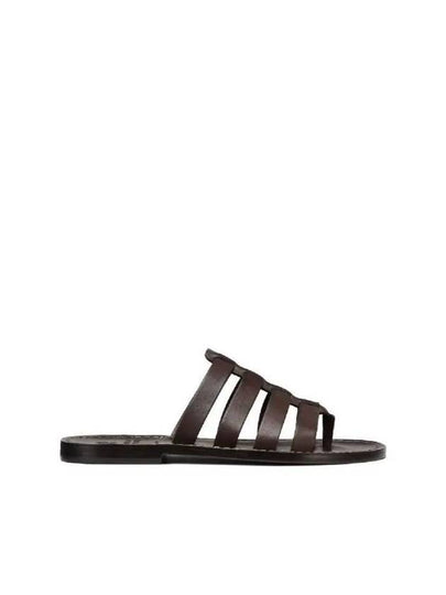 Cage Leather Sandals MZUELBM314C8894 - BRUNELLO CUCINELLI - BALAAN 2