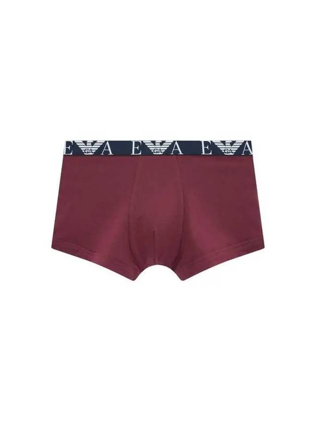 UNDERWEAR Men s Eagle Logo Banding Stretch Drawn Burgundy 271760 - EMPORIO ARMANI - BALAAN 1