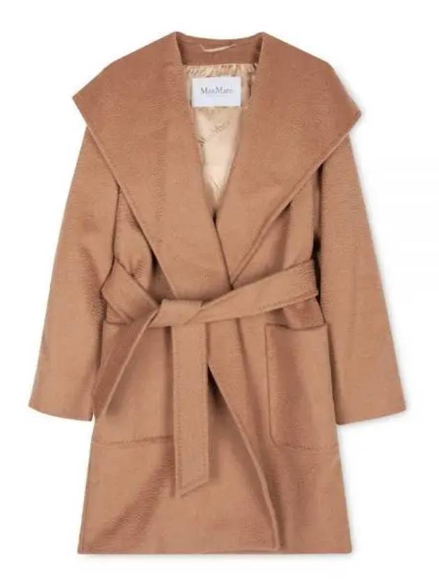 Rialto Collar Robe Single Coat Camel - MAX MARA - BALAAN 2