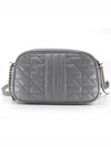 GG Marmont Matelasse Small Shoulder Bag Grey - GUCCI - BALAAN 4