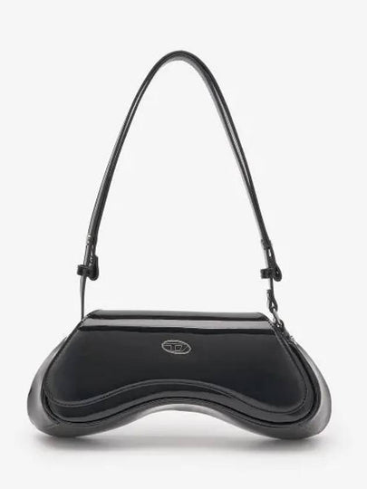 Women's Play Glossy Cross Bag Black - DIESEL - BALAAN 2