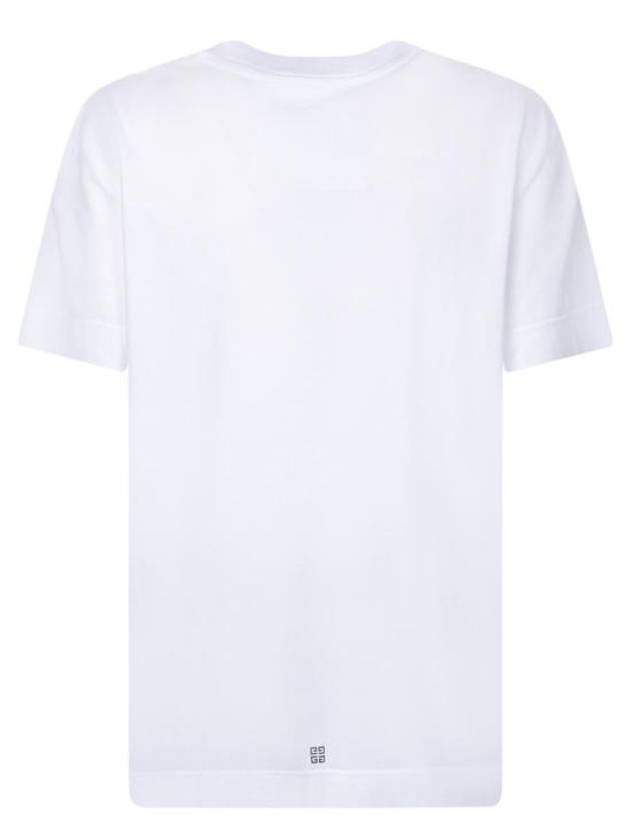 Archetype Logo Print Short Sleeve T-Shirt White - GIVENCHY - BALAAN 3