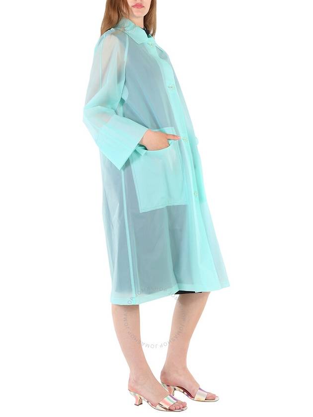 Soft Touch Plastic Car Raincoat Blue - BURBERRY - BALAAN 3