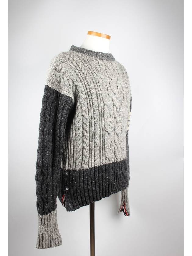 Multicolor cable knit - THOM BROWNE - BALAAN 5