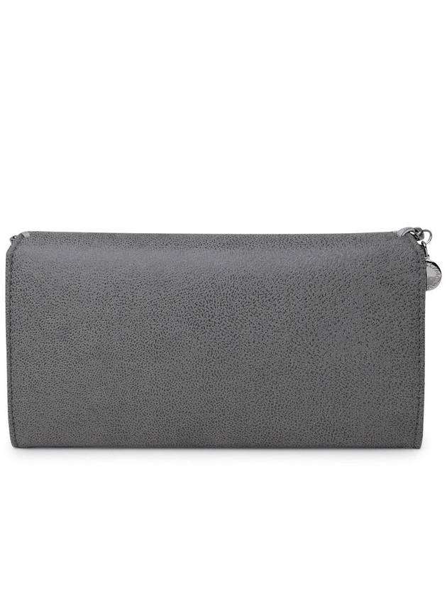 silver Falabella Continental long wallet light gray - STELLA MCCARTNEY - BALAAN 4