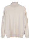 Women's Cashmere Turtleneck Beige - BRUNELLO CUCINELLI - BALAAN 11