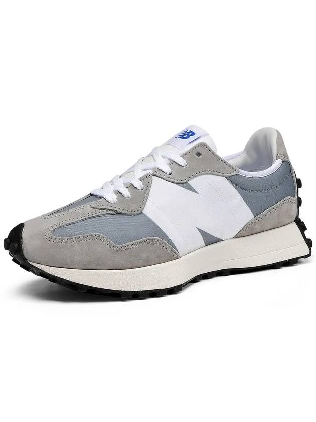 Men's 327 Low Top Sneakers Grey - NEW BALANCE - BALAAN 4