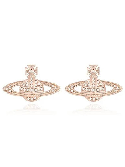 Mini Bas Relief Earrings Rose Gold - VIVIENNE WESTWOOD - BALAAN 2