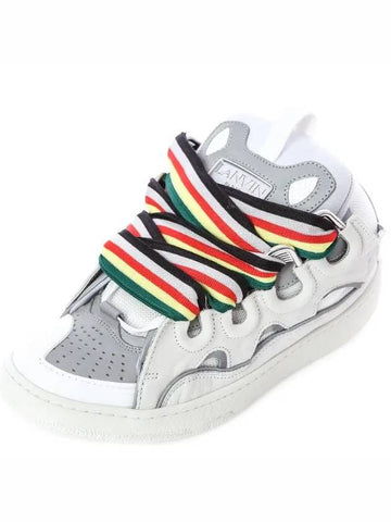 Color Stripe Strap Curve Sneakers FMSKRK11 REFL 00 - LANVIN - BALAAN 1