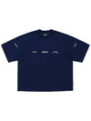 total logo short sleeve t-shirt navy - AJOBYAJO - BALAAN 2