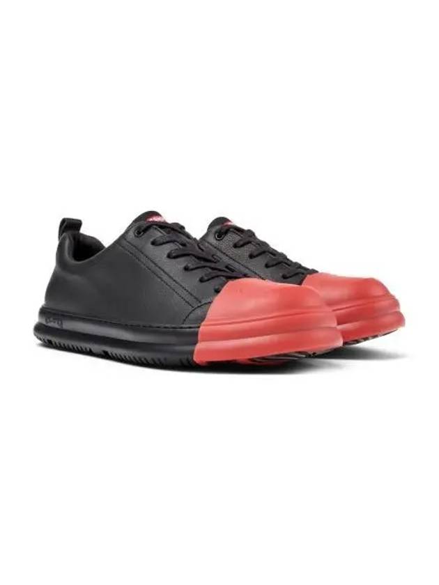 Junction Runner Leather Low Top Sneakers Red Black - CAMPER - BALAAN 1